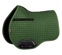 LeMieux GP Suede Square Tapis de Selle Unisexe, Hunter Carré en Daim Vert, L
