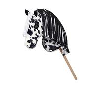 LeMieux Hobby Horse Dakota - Appaloosa noir et blanc - Tête réaliste - Parfait pour les enfants