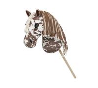LeMieux Hobby Horse Montana - Appaloosa marron et blanc - Tête réaliste - Parfait pour les enfants