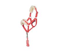 LeMieux Hobby Horse Toy Harlow Licol et longe Corail Crush