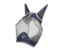 LeMieux Horse Armour Shield Pro Demi-Masque en Bleu Marine - Doublure en Bambou Respirant - Protection UV - Taille M