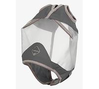 LeMieux Horse ArmourShield Pro Masque anti-mouches standard avec doublure en bambou doux - Protection UV et maille respirante - Gris - Taille L