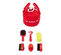 LeMieux Kit de toilettage pour poney avec brosses, peigne à curry, éponge, enchevêtrement et cure-sabots - À ranger dans un mini sac de toilettage à cordon - Convient aux enfants de 3 ans et plus