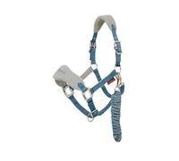 LeMieux Licol et longe Vogue avec inserts en polaire au niveau de la nuque et du nez Poney