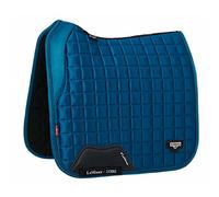 LeMieux Loire Carré de dressage en satin à mémoire de forme Bleu marine Taille S/M