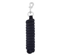 LeMieux Longe en coton pour chevaux - Bleu marine - Clip de déclenchement en métal robuste et fixations - Taille unique