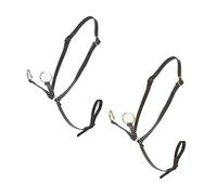 LeMieux Martingale Martingale en cuir avec boucles fonctionnelles Jouet éducatif 8 ans + Marron