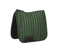 LeMieux Memory Satin Dressage Carré Vert Chasseur Tapis de Selle Unisexe, Hunter Green Loire Équerre mémoire, L