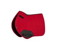 LeMieux Mini tapis de selle carré en daim à contact rapproché - Rouge piment