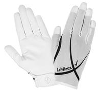 LeMieux Pro Touch Soleil Gants d'équitation en maille Noir Taille XS