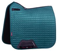 LeMieux Prosport Daim carré de Dressage Saddlepad L Paon
