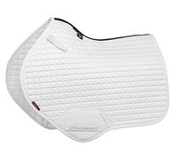 LeMieux Prosport Suede Close Contact Square Tapis de Selle étroit Unisexe, Blanc, L