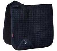 LeMieux Prosport Tapis de Selle de Dressage Mixte, Carré en Daim Bleu Marine, L