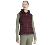 LeMieux Rose Gilet matelassé à capuche pour femme - Damson