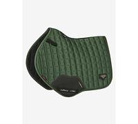 LeMieux Satin Close Contact Tapis de Selle Unisexe, Hunter Green Loire Classic Square, L