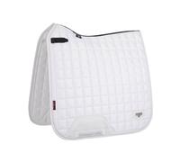 LeMieux Schabracke LM Loire Classic Satin Dressage Square Dressurschabracke White L / Warmblut