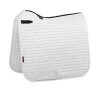LeMieux Schabracke LM Luxury Dressage Square Classic Dressurschabracke White L / Warmblut