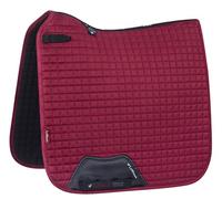 LeMieux Tapis de Selle carrée en Daim pour Dressage S/M mûre
