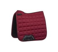 LeMieux - Tapis de selle de dressage carré en maille de carbone pour chevaux, équipement et accessoires d’équitation, mûre, taille L