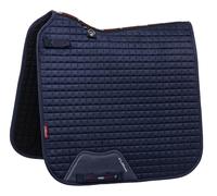 LeMieux Prosport Tapis de Selle de Dressage Mixte, Carré en Daim Bleu Marine, L