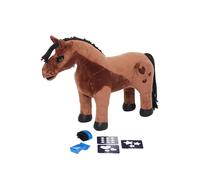 LeMieux Toy Pony Gracie - Manteau interactif « clipsable » - Comprend une pince, une brosse de toilettage et des pochoirs à quart de marque - Convient aux enfants de 3 ans et plus