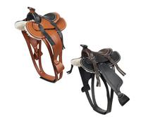 LeMieux Toy Pony Selle Western - Jouet éducatif - 3 ans + - Cuir brun clair