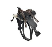 LeMieux Toy Pony Selle Western - Jouet éducatif - 3 ans + - Cuir Noir