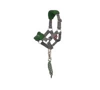 LeMieux Toy Pony Vogue Licol et longe - À partir de 3 ans - Muserolle rembourrée en polaire - Sangle réglable - Lavable en machine - Vert chasseur - Taille unique