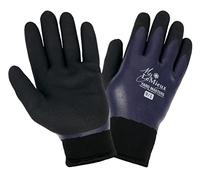 LeMieux Yardmaster Gants de Travail Thermiques Bleu Marine - Accessoire de Cycliste pour Temps Froid - Épais et imperméables avec Doublure intérieure en Polaire Douce et Chaude - Taille S