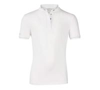LeMieux Young Rider Belle Show Shirt avec tissu extensible doux - Haut de sport pour cavaliers - T-shirt classique léger à manches courtes, blanc, 9-10 ans