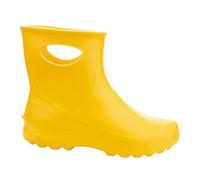 Lemigo Bottes de Pluie de Jardin Unisexes Très Légères en EVA Garden 36-47 EU (Jaune, Système Taille Chaussures EU, Adulte, Numérique, Moyen, 38)