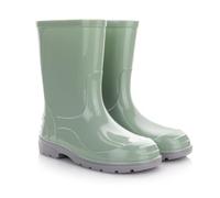 Lemigo Bottes de Pluie pour Enfants Filles et Garçons Chaussures de Pluie OLI 20-35 EU (Menthe, Système Taille Chaussures EU, Adolescent, Numérique, Moyen, 35)