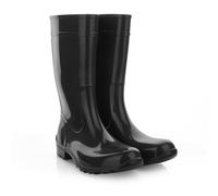 Lemigo Bottes en Caoutchouc pour Dames Imperméables Hautes Bottes de Pluie 967 Ilse (Noir, Système Taille Chaussures EU, Adulte, Numérique, Moyen, 42)