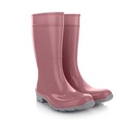 Lemigo Bottes en Caoutchouc pour Dames Imperméables Hautes Bottes de Pluie 967 Ilse (Rose poudré, Système Taille Chaussures EU, Adulte, Numérique, Moyen, 40)