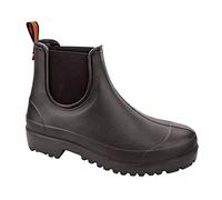 LEMIGO Bottines courtes en caoutchouc EVA pour homme, Noir, 44 EU