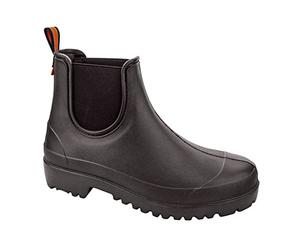LEMIGO Bottines courtes en caoutchouc EVA pour homme, Noir, 44 EU