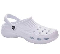 Lemigo Homme Femme Unisex Sabots en EVA Chaussures de Jardin Ultra Légères 36-47 EU (Blanc, Système Taille Chaussures EU, Adulte, Numérique, Moyen, 38)