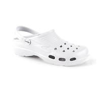 Lemigo Homme Femme Unisex Sabots en EVA Chaussures de Jardin Ultra Légères 36-47 EU (Blanc, Système Taille Chaussures EU, Adulte, Numérique, Moyen, 37)