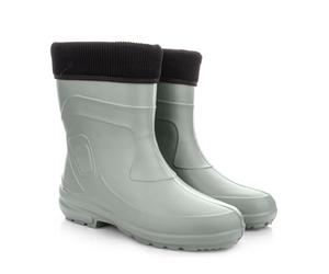 Lemigo Jessy 800 Bottes en caoutchouc pour femme - Gris - Carbone noir - Vert