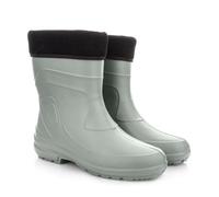 Lemigo Jessy 800 Bottes en caoutchouc pour femme - Gris - Carbone noir - Vert (Vert, 37, Système Taille Chaussures EU, Adulte, Numérique, Moyen, 37)