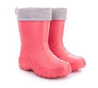 Lemigo Unisex Enfants Bottes en Caoutchouc EVA Doublées TERMIX (Rose gris, Système Taille Chaussures EU, Enfant de 2 à 5 ans, Numérique (intervalle), Moyen, 24, 25)