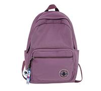 LEMITA Sac à dos collégien collégien femelle grande capacité couple pur le même sac à dos de couleur unie, SX775 violet