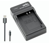 Lemix (NB13L) Chargeur USB Ultra Mince Compatible avec Les Batteries Canon NB-13L & NB-12L et Les appareils Photo (listés ci-Dessous) Canon Powershot & Vixia