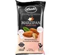 Lemke Feines Berliner Marzipan - Simply Pure, 200g | Massepain noble au pur goût d'amande - sans alcool