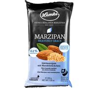 Lemke Fin Marzipan Berlinois – Marzipan délicat aux éclats d’amandes, 200g | Délicieux marzipan avec la combinaison de saveurs la plus raffinée