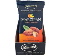Lemke Fine Berlino Marzapane - Sunny Arancione, 14 X 200g | Marzapane di qualità superiore al rinfrescante sapore di arancia