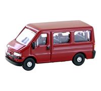 LEMKE Minis 81513163 - Bus Fiat Ducato II - Rouge - Écartement N