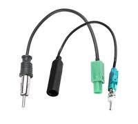 LEMLIN Adaptateur Antenne Autoradio Fakra sur DIN ISO, Câble Adaptateur Radio DAB/FM avec Connecteur Fakra-Z vers DIN pour Autoradio, Compatible Voiture/Camion (VW, MG etc)