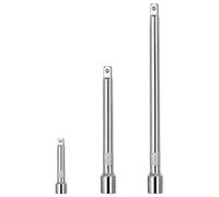 LEMLIN Rallonge Cliquet et Clé à Emboîtement - Cliquet 1/4, Cliquet Pneumatique, Rallonge pour Embouts à Changement Rapide 1/4,（50mm,100mm, 150mm）