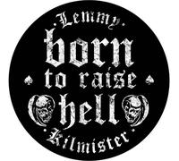 Lemmy - Patch "Born To Raise Hell" RO6328 (taille unique) (Noir/Blanc)